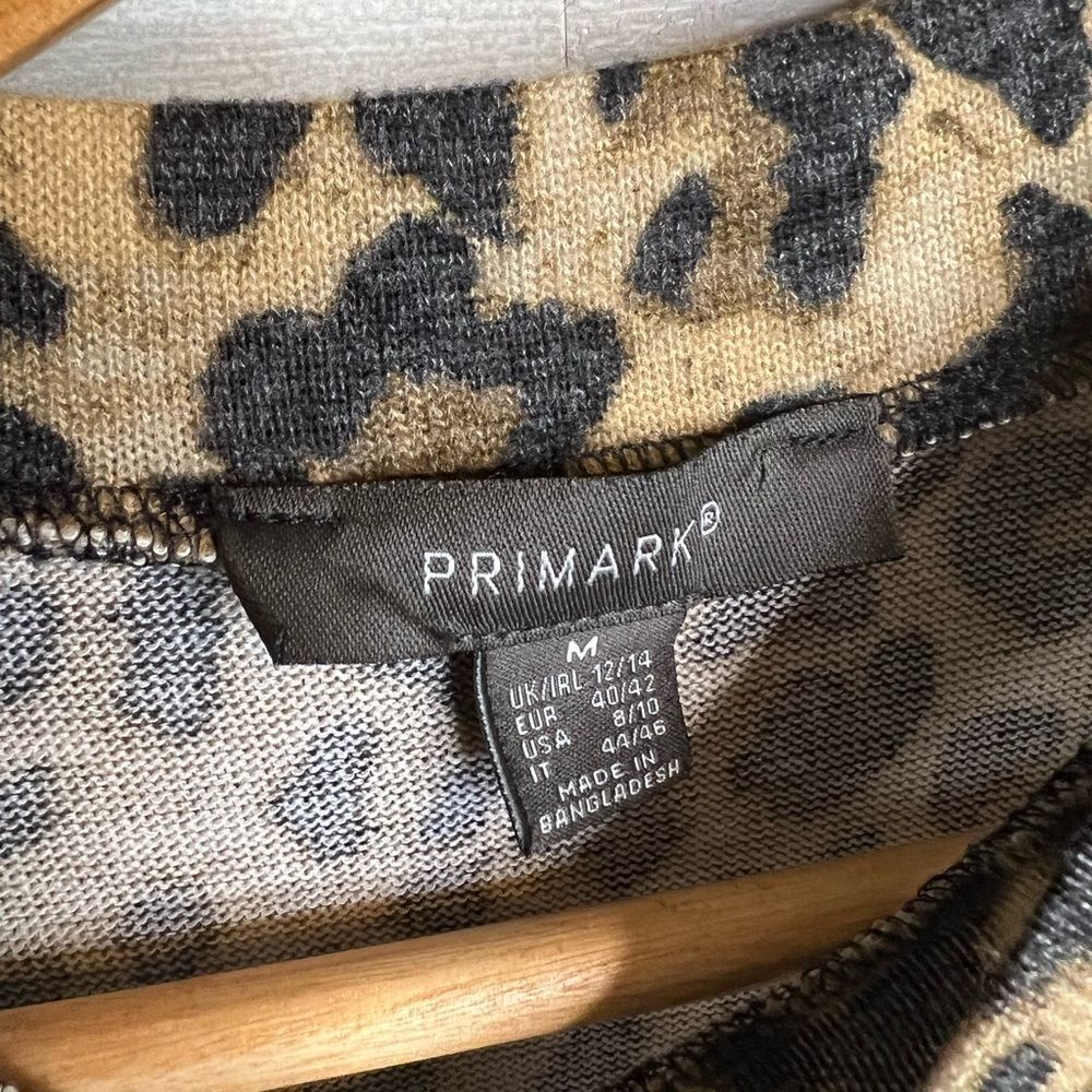Primark Cheetah Top Size Medium - Picture 2 of 6
